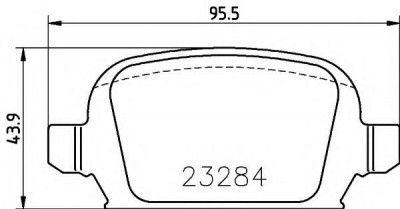 Set placute frana,frana disc OPEL CORSA C (F08, F68) (2000 - 2009) HELLA 8DB 355 018-641 foto