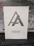 Academia de Artă București 1864-1995, Album de prezentare, Facultatea de Arte Plastice, de Arte Decorative și Design, de Istoria și Teoria Artei, A002