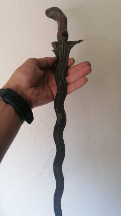Pumnal kriss vintage Malaezia 2