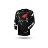 MBS Tricou motocross/enduro Ufo Plast Slim Adrenaline, negru/alb, 2XL, Cod Produs: MG04488KXXL