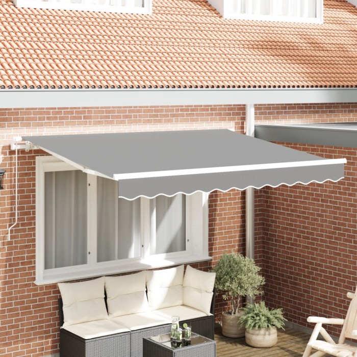 Gossi cadru pentru pergola retractabil manual de 3.5x2 cm metalic