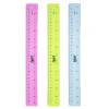 Rigla 30cm flexibila color Deli