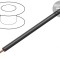 Cablu litat Cu 0,25mm2 PVC negru 25m
