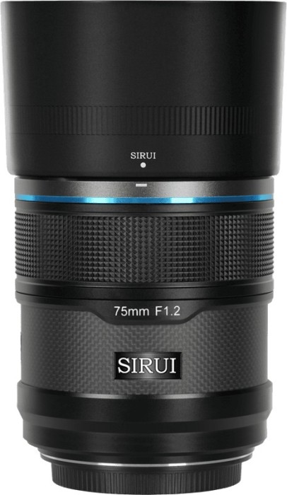 Obieciv AutoFocus Sirui Sniper 75mm F1.2 APS-C X-Mount Black Carbon