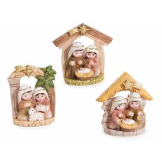 Figurine religioase polirasina multicolora 3xcm 7 x 2,5 x 7,5 H
