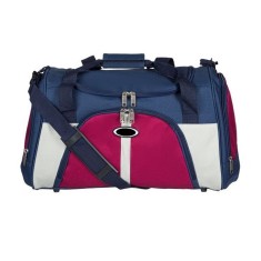 Geanta de voiaj, Albastru/Rosu, Poliester, 50x29x26 cm, 37L, ConceptSeller