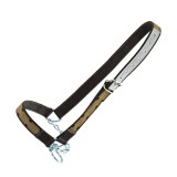 Capastru vaci Kerbl, sintetic, piele, ajustabil 100-120cm, cu lant la bot, latime 4cm