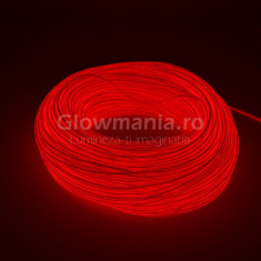 Fir electroluminescent neon flexibil el wire 32 mm culoare portocaliu