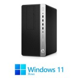 Calculatoare HP ProDesk 600 G4 MT, Hexa Core i7-8700, 16GB DDR4, SSD, Win 11 Home