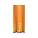 Creioane grafit cu radiera mina hb set 10, Herlitz