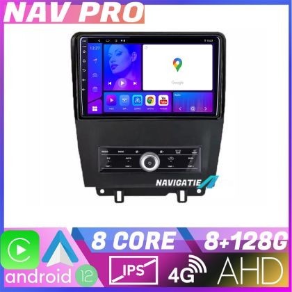 Navigatie Ford Mustang intre anii 2009 2014 EDOTEC-LITE Android Ecran 720P Octa Core 8 128 Carplay CarStore Technology
