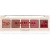 MUA Makeup Academy Eyeshadow Collection 5 Shade Palette paletă cu farduri de ochi culoare Cherry Kiss 3.8 g