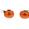 Set 2 lampi semnalizare cu bec, prindere sub carena ghidon scutere/atv, sticla p... Cod Produs: MX_NEW AL70241