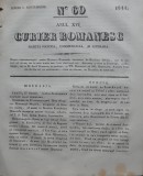Curier romanesc, gazeta politica, comerciala si literara, nr. 69 din 1844
