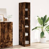Gossi sifonier, stejar afumat, 30x50x200 cm, lemn prelucrat