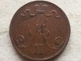 FINLANDA-5 PENNIA 1873