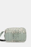 Armani Exchange geantă culoarea bej, 942699 3F742