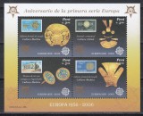 Peru 2006 - A 50-a aniversare a primei serie de timbre Europa, Colita, MNH, Nestampilat