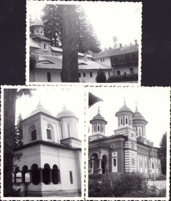 HST P1174 Lot 3 poze mănăstirea Sinaia 1971 foto