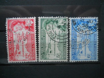 CV1 SERIE COLONII BRITANICE TRINIDAD TOBAGO foto