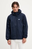 Tommy Jeans geacă culoarea bleumarin, de tranzitie, DM0DM21393
