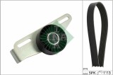 Set Curea Transmisie cu Caneluri INA 529 0441 10 Dacia Renault Logan Sandero Dokker Lodgy