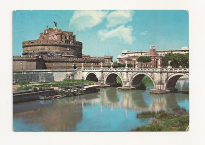 IT2-Carte Postala-ITALIA - Roma, Castel S. Angelo ,circulata 1971 foto