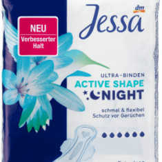 Jessa Absorbante de noapte active shape, 10 buc