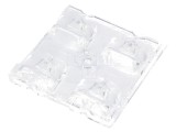 Lentilă LED pătrată transparentă 7mm - Accesorii LED CREE, TOSHIBA