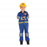 Cumpara ieftin Costum de pompier pentru copii 3-4 ani 104 cm, Kidmania