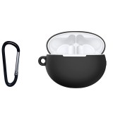 Cumpara ieftin Husa pentru protectia castilor stereo wireless Huawei FreeBuds 4i, culoarea neagra cu carlig prindere