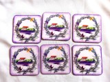 suport pahare cu lavanda 41874