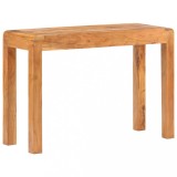 Cumpara ieftin Masă consolă, 110x40x76cm lemn masiv acaciacu finisaj tip miere