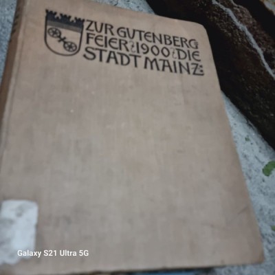 Zur Gutenberg Feier 1900 Die Stadt foto