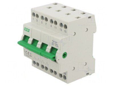 Comutator Rețea 4 Poli 63A 230/400V IP20 foto