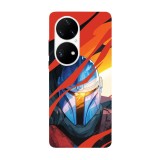 Husa compatibila cu Huawei Nova 8i model The Mandalorian art, Silicon, TPU, Viceversa, Transparent, Carcasa