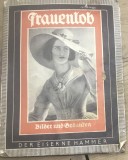 CRT13DE Carte Veche Frauenlob Germana Alfabet Gotic / Vintage German Book Art - Bilder und Gedanken Der Eiserne Hammer Colectie Retro