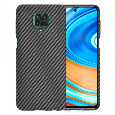 Husa pentru Xiaomi Redmi Note 9S / Note 9 Pro / Note 9 Pro Max, Techsuit, Carbonite FiberShell, Neagra foto