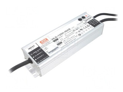 Alimentator: pulsatoriu LED 120W 48VDC 1,2&amp;divide;2,5A 90&amp;divide;305VAC: cod: HLG-120H-48AB, foto