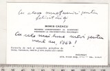 bnk div Carte de vizita cu felicitare olografa - Boris Cazacu