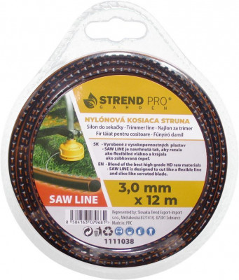Tundere Silon SawLine 3,0 mm, L-12 m, zimțată foto