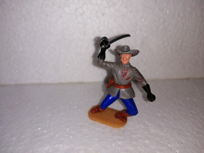 bnk jc Figurina de plastic - Timpo - cavalerist confederat foto