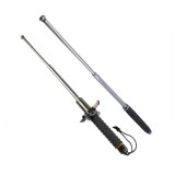 Cumpara ieftin Set doua bastoane telescopice DEPOX&reg;, otel inoxidabi, 3 sectiuni, argintiu,64 cm/24-67 cm, husa inclusa