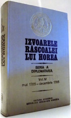 IZVOARELE RASCOALEI LUI HOREA de STEFAN PASCU, VOL IV , 1986 foto