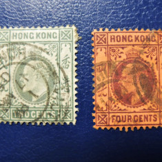 HONG KONG 1903, EDWARD VII, stampilate (T79)