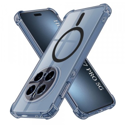 Husa MagSafe pentru Honor Magic7 Pro, Techsuit, Shockproof, Neagra foto