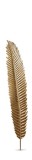 Cumpara ieftin Decoratiune Frunza metal auriu 22 x 133 cm