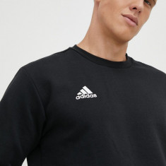 adidas Performance bluză bărbați, culoarea negru, uni H57478