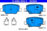 ATE 13.0460-3854.2 set placute frana,frana disc