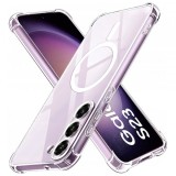 Husa MagSafe pentru Samsung Galaxy S23 S911, Techsuit, Shockproof, Transparenta